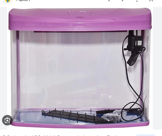 RS580A AQUARIUM BLUE/PINK/BLACK (SIZE 58X28X49 CM)