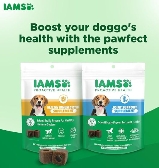 IAMS Proactive Health- Dog Supplement for Joint Support 168g
