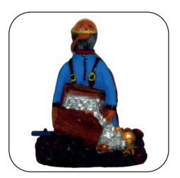 Marine Mane (Blue) BA-003 (11x11x13)