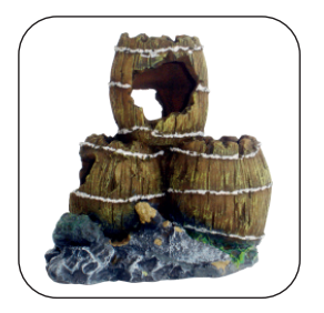 Three Drum With Hole BA-209/5 (11x7x11.5)