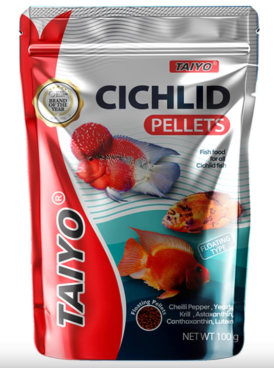 01-4357 Taiyo Cichlid Pellets 100gm
