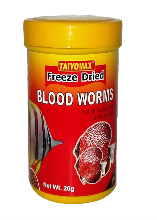 01-8018 Taiyo Blood Worms 40 gm Cont