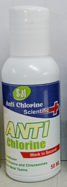 FISH MEDICINE SJI ANTI CHLORINE  (SCIENTIFIC + ) 50 ML