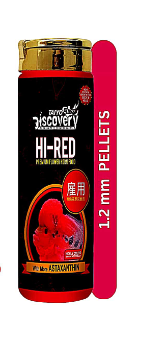 TAIYO PLUSS DISCOVERY HI RED FLOWER HORN FOOD 220 GM