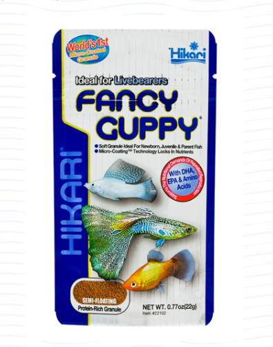 Hikari Fancy Guppy 	22 gms
