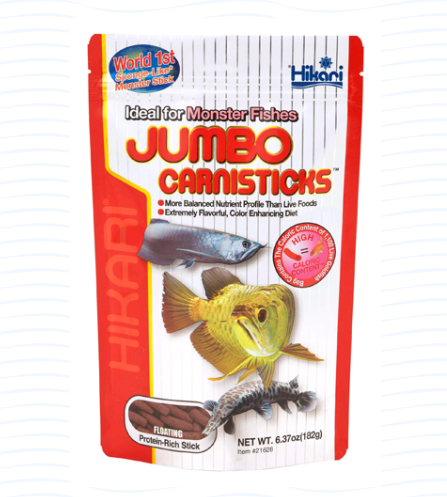 Hikari Jumbo Carnistick-Long Pellet 500 gms