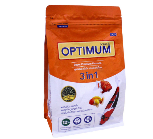 OPTIMUM SUPER PREMIUM 3 IN 1 FISH FOOD 800 GM (12%)