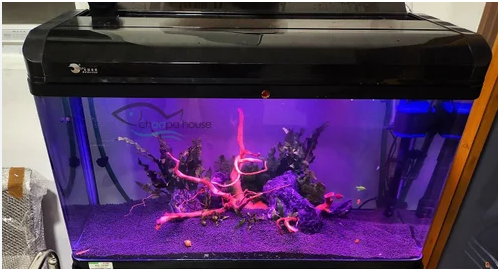 RS100B AQUARIUM ONLY (SIZE 100X40X60  CM) BLACK