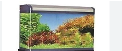 RS120B AQUARIUM ONLY (SIZE 120X40X63  CM) BLACK
