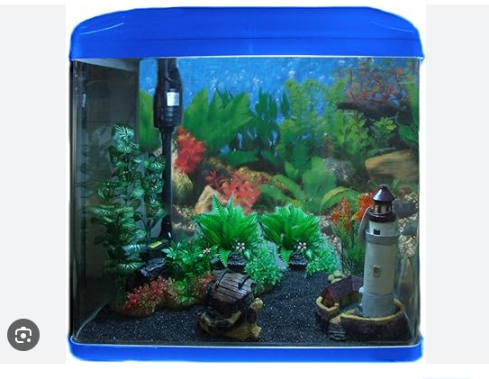 RS300A AQUARIUM ONLY BLACK, BLUE, PINK (SIZE 30X20X37 CM)