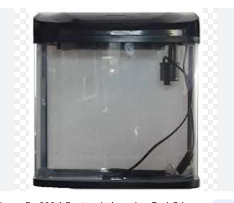 RS380A AQUARIUM ONLY BLACK, BLUE, PINK (SIZE 38X21X40 CM)