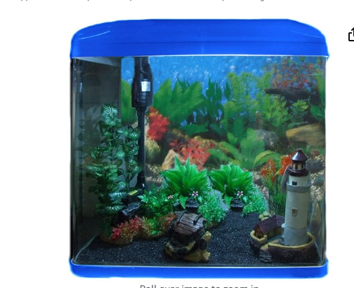 RS480A AQUARIUM BLUE/PINK/BLACK (SIZE 48X24X43 CM)
