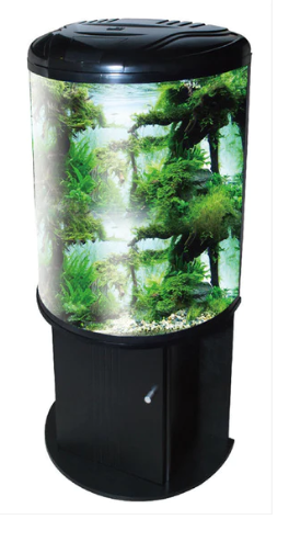 RS580HC AQUARIUM ONLY(SIZE 58X34X89  CM) BLACK