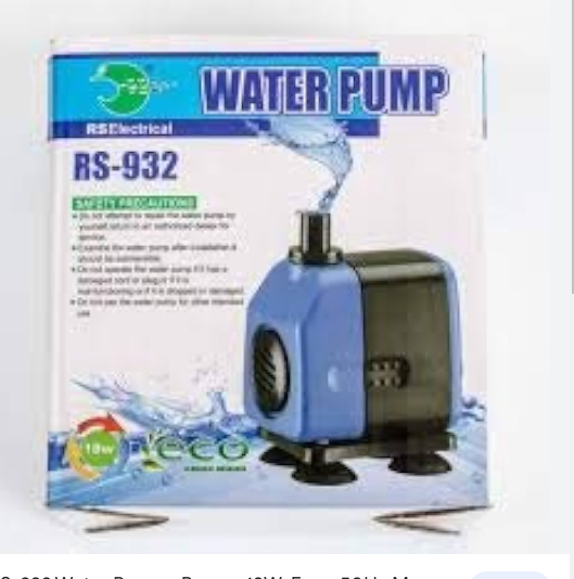 RS932 FOUNTAIN HEAD 18W 820L/H (maximum height 1.8m)