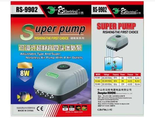 RS9902 AIR PUMP 8W 8L/MIN