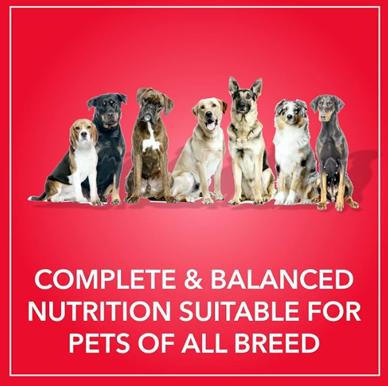 Purepet Dry Dog Adult Food Meat and Rice Flavour , 10kg Pack