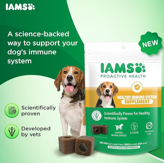 IAMS Proactive Health-Dog Supplement for Healthy Immune System 168g