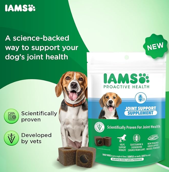 IAMS Proactive Health- Dog Supplement for Joint Support 168g