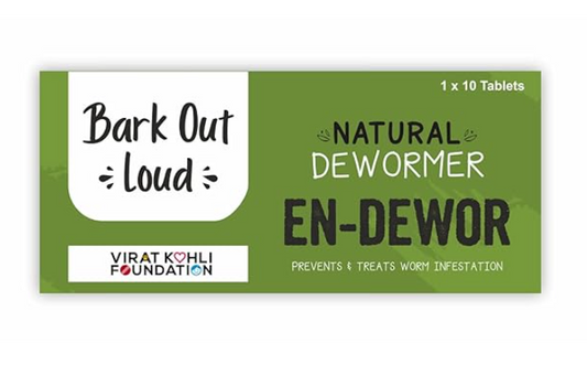 Vivaldis Endewor Dewormer for Dogs and Cats, Natural Enzyme and Probiotic Based Supplements for Gut Health to Kill & Expels Parasites - 1X10 Tablets