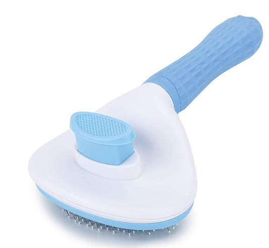 ZOIVANE Dog Comb, Flea Comb for Dog, Labrador, Shih Tzu, Golden Retriever, German Shepherd, & Dog Grooming Comb Brush, Dog Hair Brush, Self Cleaning Dog & Cat Comb, Pet Hair Comb - Any Color - Pack of 1