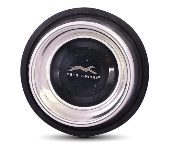 Pets Empire Stainless Steel Dog Bowl, Dog Food Bowl, Dog Feeding Bowl, Medium (Set of 2 x 700ml)