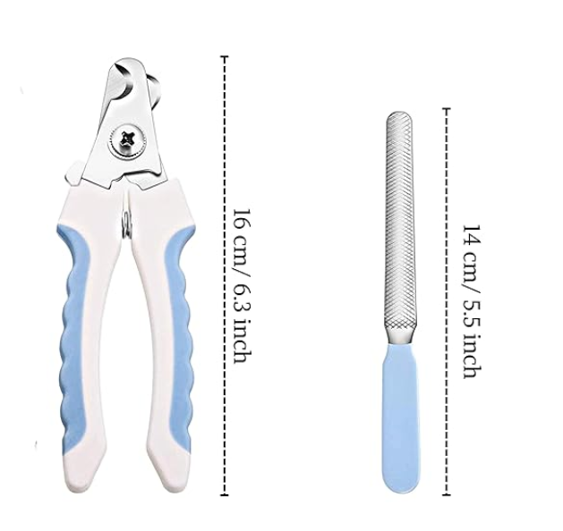 Foodie Puppies Professional Animal Nail Cutter Clipper Trimmer Filer - (Nail Clipper - Large) for Small, Medium, and Large Dogs, Puppies, Cats, and Kittens Claw Grooming Tool Set