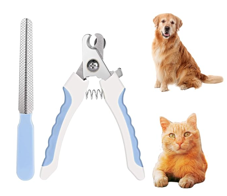 Foodie Puppies Professional Animal Nail Cutter Clipper Trimmer Filer - (Nail Clipper - Large) for Small, Medium, and Large Dogs, Puppies, Cats, and Kittens Claw Grooming Tool Set