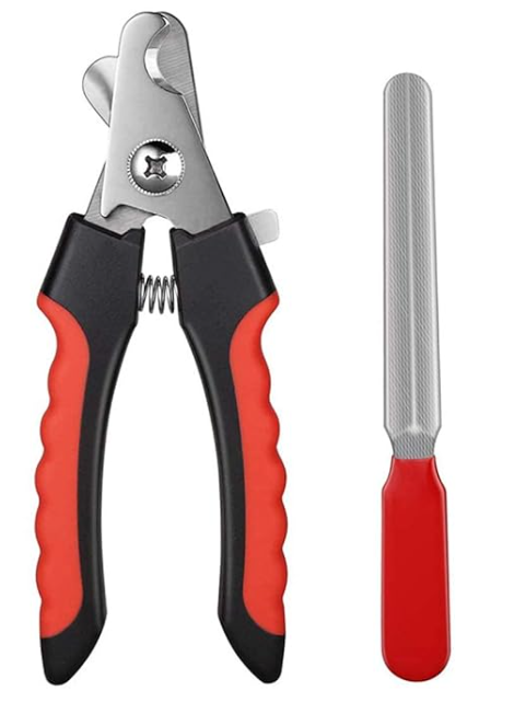 Foodie Puppies Professional Animal Nail Cutter Clipper Trimmer Filer - (Nail Clipper - Large) for Small, Medium, and Large Dogs, Puppies, Cats, and Kittens Claw Grooming Tool Set