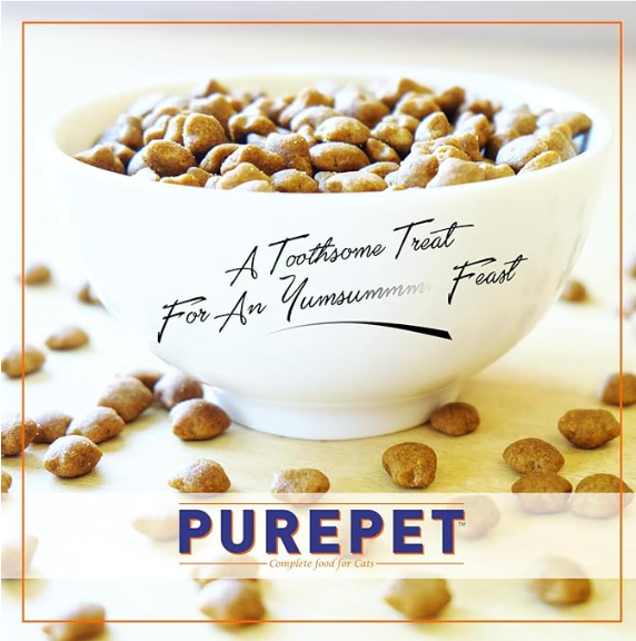 Purepet Dry Cat Adult Food Mackerel Flavour, 6 kg Pack