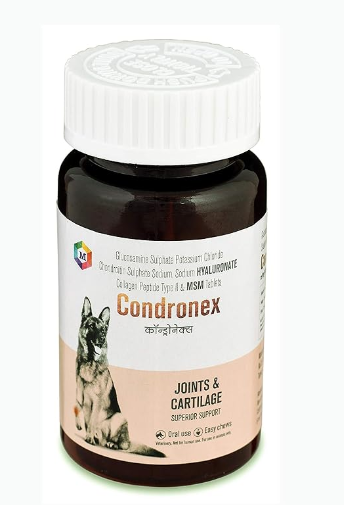 Medfly Healthcare Condronex Joint and Cartilage Supplement for Dogs and Cats (Pack of 30 Tablets)