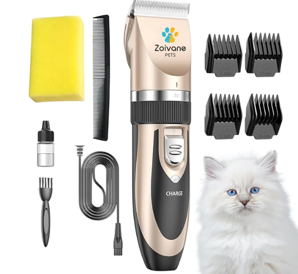 ZOIVANE Cat Trimmer | Cat Trimmer for Persian, Pet Grooming Kit, Trimmer for Cat Hair Cutting, Pet trimmer for Cats, Pet grooming kit - Pack of 01