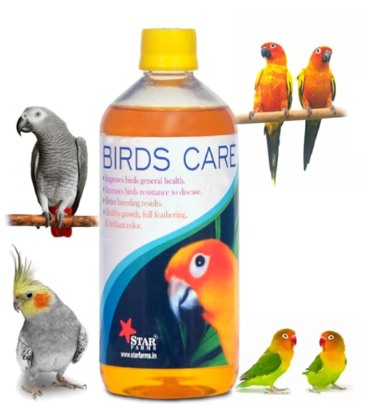 STAR FARMS Birds Care Birds Health Supplements for Improve Bird General Health Supplements - (500 ml) / Healthy Growth, Full Feathering & Brilliant Color