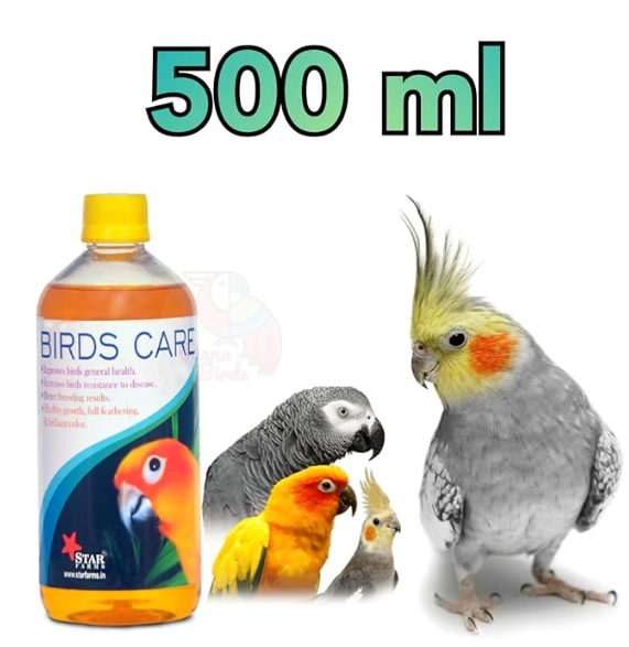 STAR FARMS Birds Care Birds Health Supplements for Improve Bird General Health Supplements - (500 ml) / Healthy Growth, Full Feathering & Brilliant Color