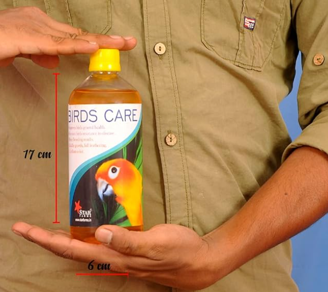 STAR FARMS Birds Care Birds Health Supplements for Improve Bird General Health Supplements - (500 ml) / Healthy Growth, Full Feathering & Brilliant Color