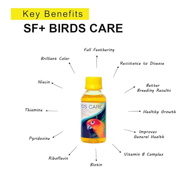 SF+ Bird Health Supplements Combo Packs (Pack of 5, Mini)