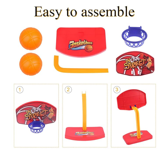 7PCS Bird Toys Set Bird Training Toys and Accessories Including Shopping Cart Basketball Stacking Skateboard Training Toy (Random Color) (Set One)