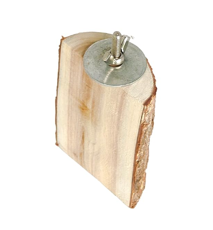 KSK Perch Platform for Bird Cage,Natural Wooden ChewToys Perch Stand Platform Bird Toy for Canary Parakeet Cockatiel Parrot Budgie Sparrow