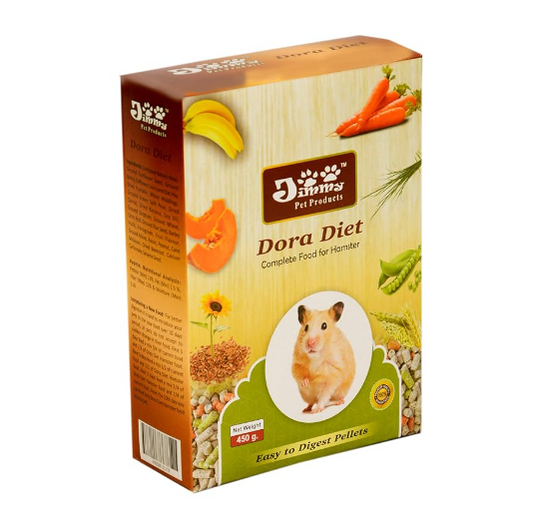 Jimmy Pet Products Dora Diet Food for Hamster (400gm)