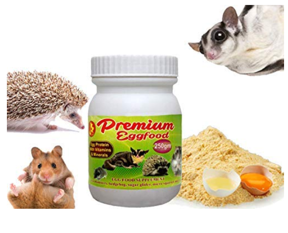 Pet Care International (PCI) Egg Food for Hamster, Sugar Glider, Hedgehog, Mice, Micro Squirrel to Provide Essential Vitamins, Minerals and Nutrients for Healthy PetCare (250grm)