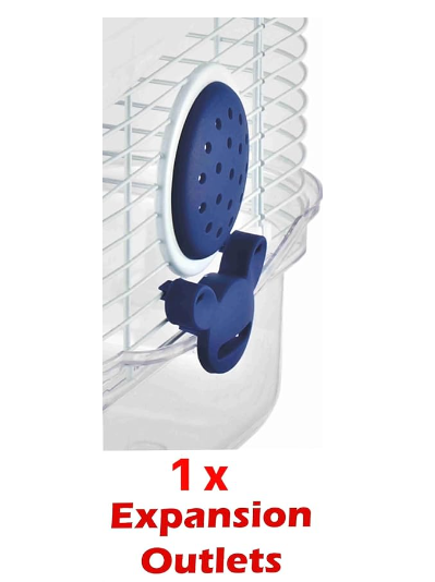 Beak Bites Cage for Hamsters/Mice/Gerbils/Rodents with Bottle,Food Cup and Exercise Wheel