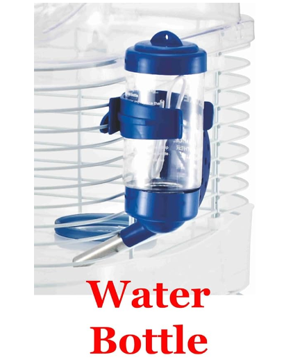 Beak Bites Cage for Hamsters/Mice/Gerbils/Rodents with Bottle,Food Cup and Exercise Wheel
