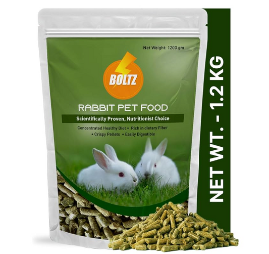 Boltz Premium Adult Pellet Rabbit Food, Nutritionist Choice (Rabbit Food 1.2KG)
