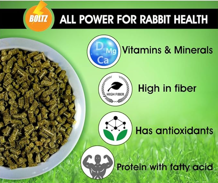 Boltz Premium Adult Pellet Rabbit Food, Nutritionist Choice (Rabbit Food 1.2KG)