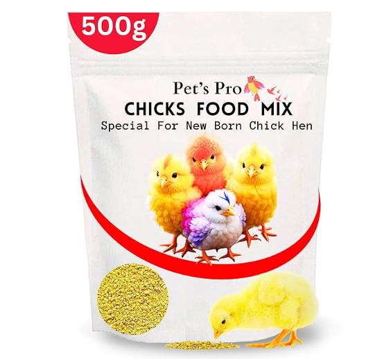 Food for Chicks 500g | Hen Food | Premium Quality Feed for Chicks and Hen | Specially formulated to Meet The Nutritional of Growing Chicks.& Hens (500gm)