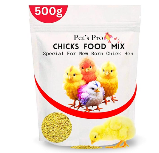 Food for Chicks 500g | Hen Food | Premium Quality Feed for Chicks and Hen | Specially formulated to Meet The Nutritional of Growing Chicks.& Hens (500gm)