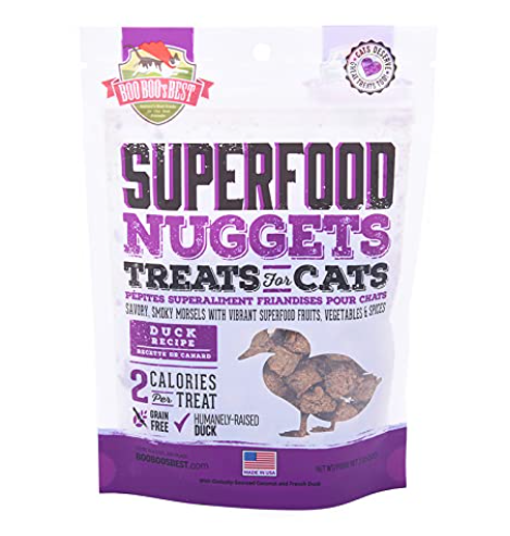 SuperFood Nuggets Treats for Cats - Duck Recipe