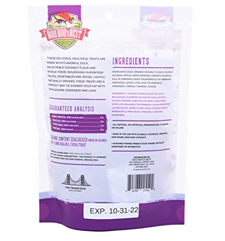SuperFood Nuggets Treats for Cats - Duck Recipe