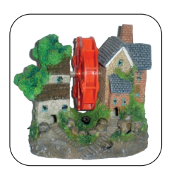 House With Wheel BA-403 (15.5x9.5x13.8)