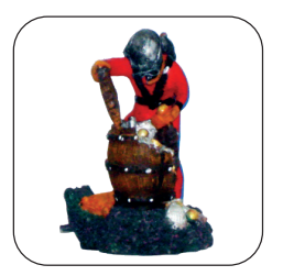Marine Mane (Red) BA-004 (10.5x12.5x15)