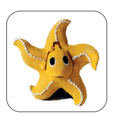 Action Star Fish Yellow BA-002D (8.5x4x11)
